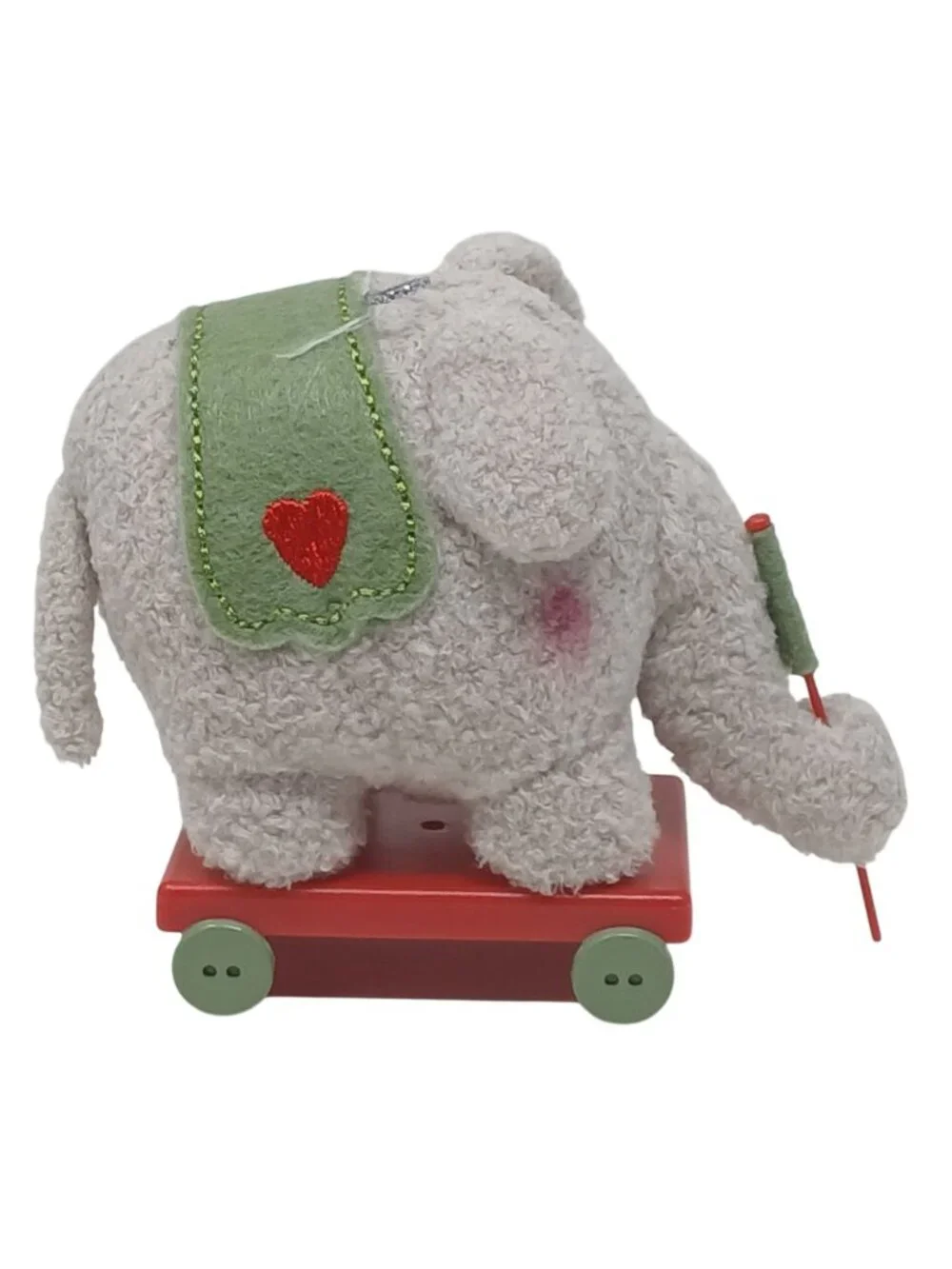 Hallmark Keepsake Lil Peanut Babys 1st Christmas Ornament 2012 Elephant Wagon D9